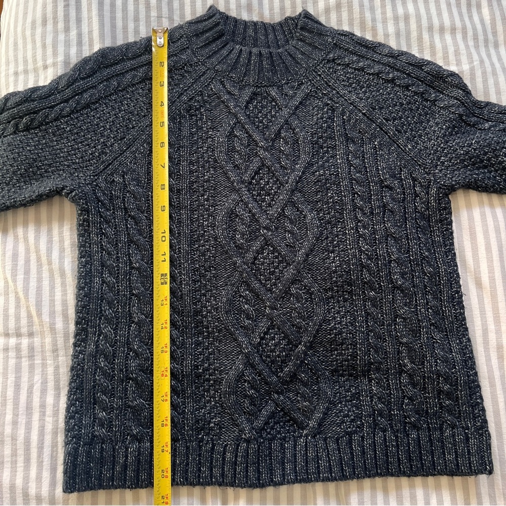 Abercrombie & Fitch Cable Knit Mock Neck Sweater - Picture 11 of 11